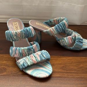 Pink/Blue Heels
